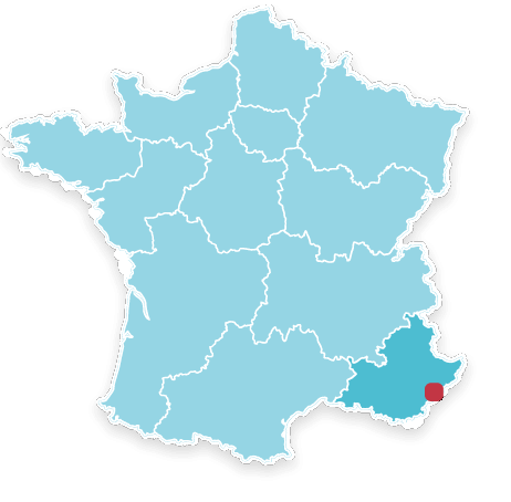 Alpes-Maritimes en région Provence-Alpes-Côte d'Azur