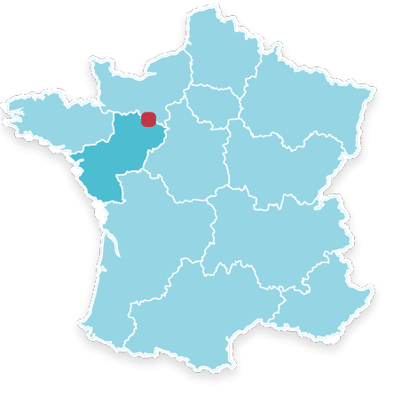 Sarthe en région Pays de la Loire
