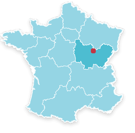 Côte-d'Or en région Bourgogne-Franche-Comté
