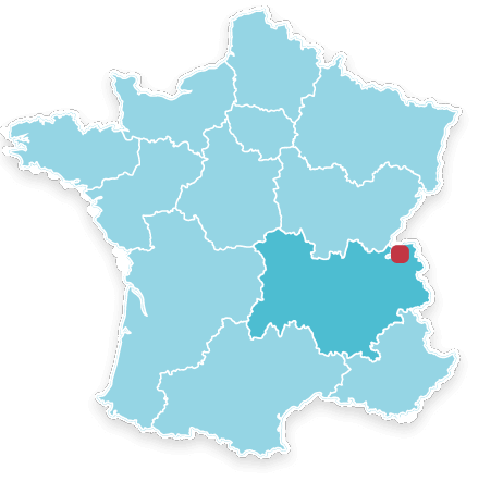 Haute-Savoie en région Auvergne-Rhône-Alpes