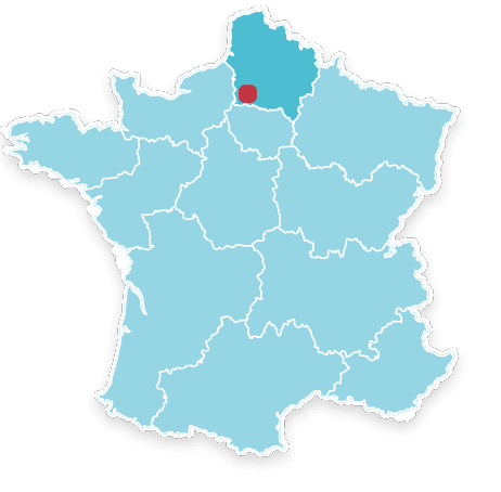 Oise en région Hauts-de-France