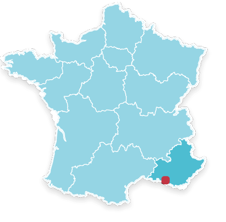 Bouches-du-Rhône en région Provence-Alpes-Côte d'Azur